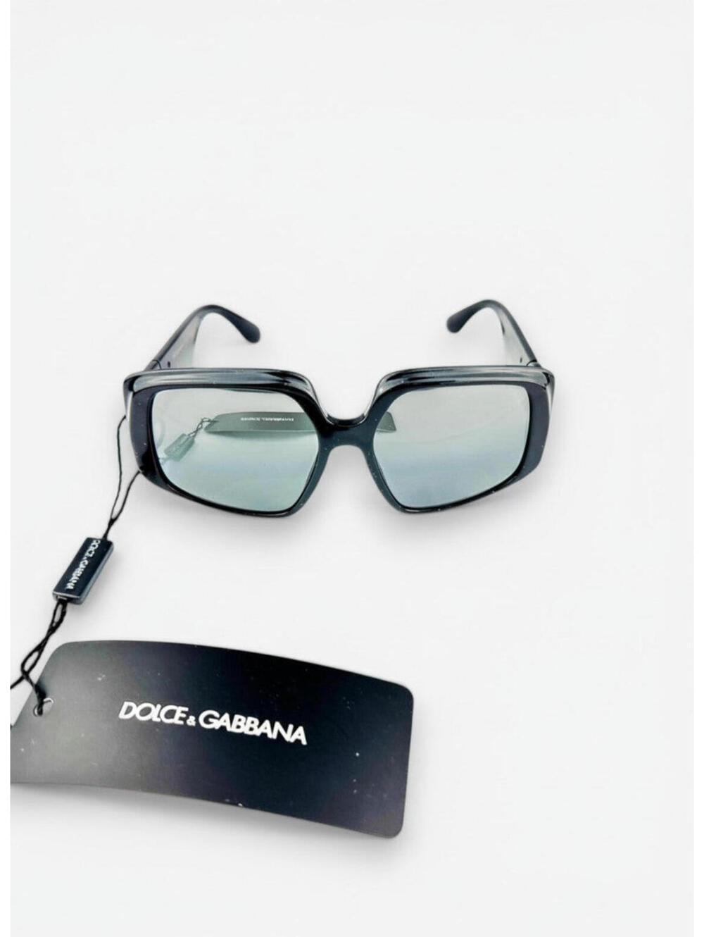 Dolce & Gabbana DG4386 Black Oversized Square Sunglasses DG Logo | NWT - Picture 5 of 9